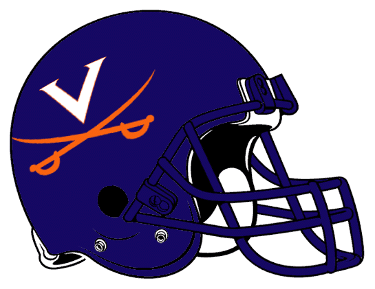 Virginia Cavaliers 1994-2000 Helmet Logo diy DTF decal sticker